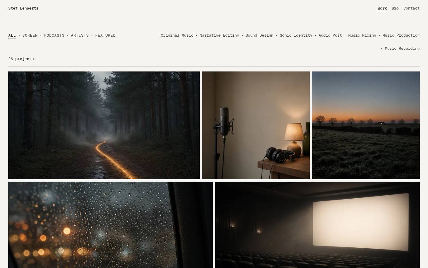 Stef Lenaerts website